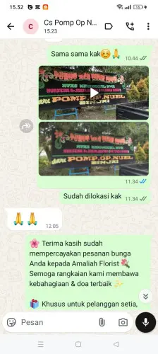 Testimonial Papan Bunga curuglanglang